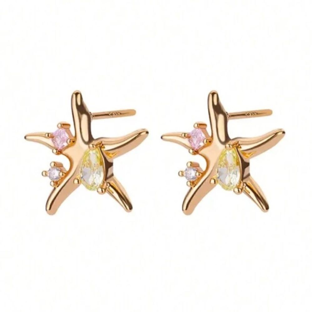 Starfish earrings A1001